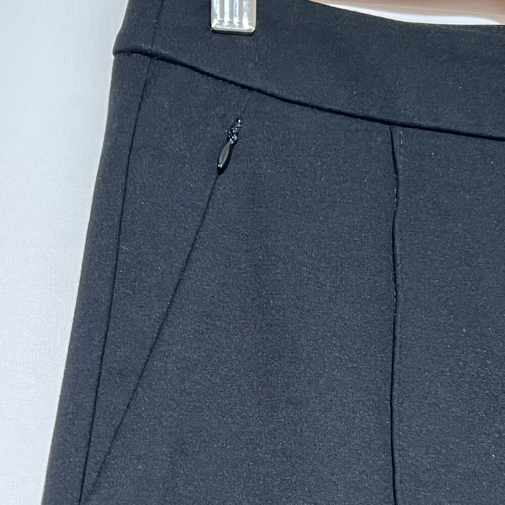 Anthropologie The Essential Pintucked Trouser Black Women's Size 4 - Picture 7 of 9